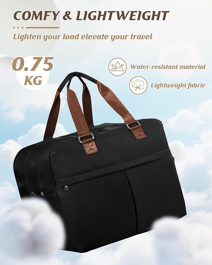 Gym Bag Womens,Travel Duffel Carry on Bag Sport Tote Bag Weekend Overnight Bag