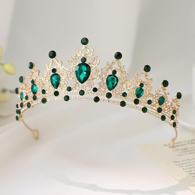 Princess Tiara and Crown for Women Wedding Tiaras for Bridal girls Tiaras and Crystal Crowns Rhinestone Headband Metal Hair Accessories for Costume Birthday Party Prom Gifts