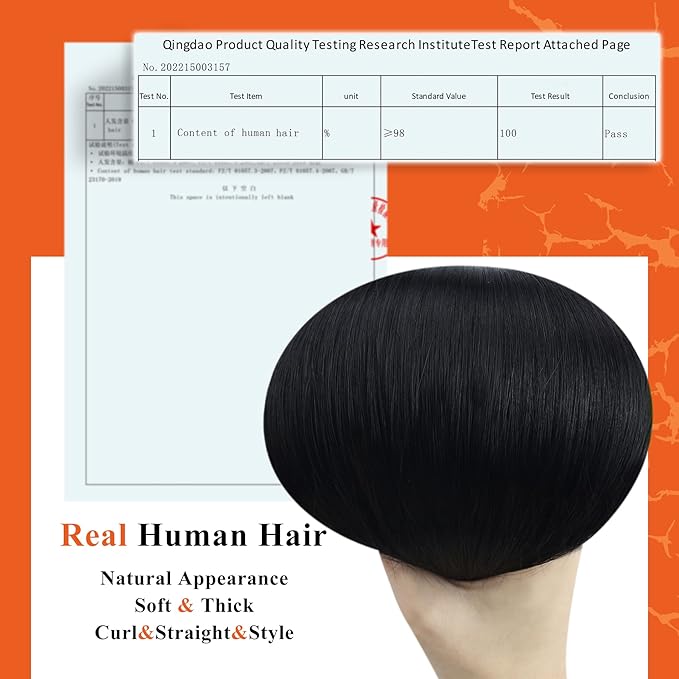 Full Shine Tape Hair Extensions Real Human Hair Color Jet Black Invisible Tape in Hair Extensions Human Hair 14Inch Soft Straight Human Hair Extensions Tape in 20Pcs 50Grams Add Volume