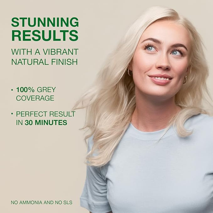 Naturigin Permanent Hair Color, 11.2 Extreme Ash Blonde, Ammonia Free, 100% Gray Coverage, Nourishing Natural Formula, For All Hair Types, Long-Lasting, Vegan & Cruelty-Free, 1 Pack
