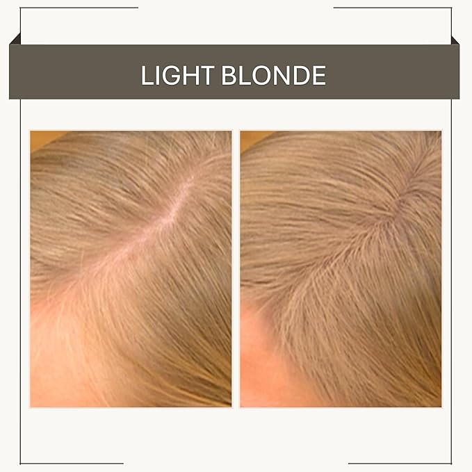 Joan Rivers Great Hair Day Root Touch Up Powder Duo - Fill-in Powder for Thicker, Fuller Looking Hair (Light Blonde)
