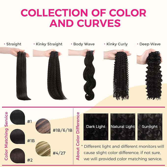 Lashey Clip in Hair Extensions 110g 7pcs Deep Wave Seamless Clip in Hair Extensions Human Hair 14 Inch Natual Black Thick Human Hair Clip ins Extensions for Women