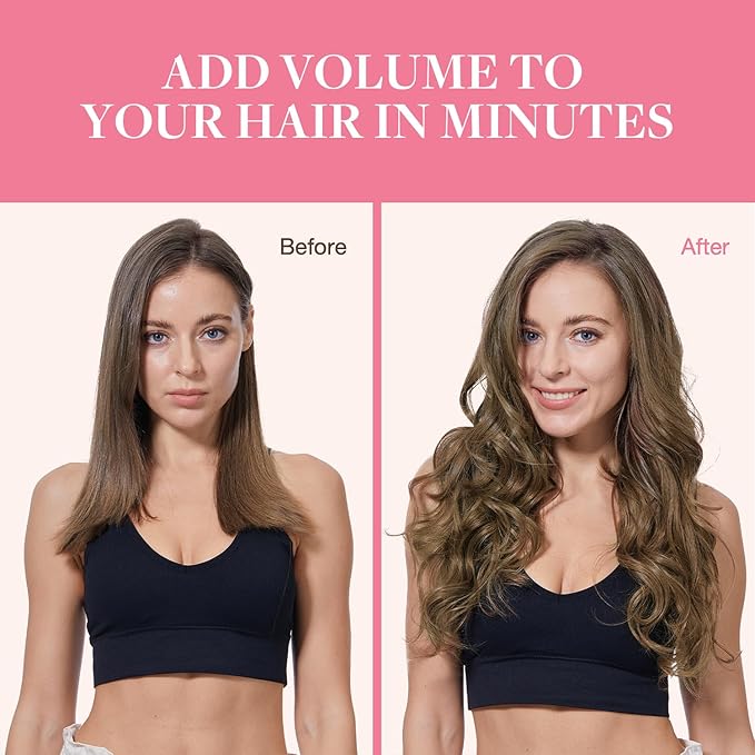 GOO GOO Clip in Hair Extensions Real Human Hair, Remy Human Hair Extensions Clip ins for Women, Natural Human Hair, 14inch 150g 9Pcs, 5 Light Ash Brown