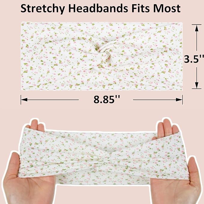 TERSE Valentine Headbands for Women Non Slip: Valentine's Day Accessories Gifts for Her Valentine Outfits Twist Head Bands for Women's Hair Trendy Cute Hair Bands