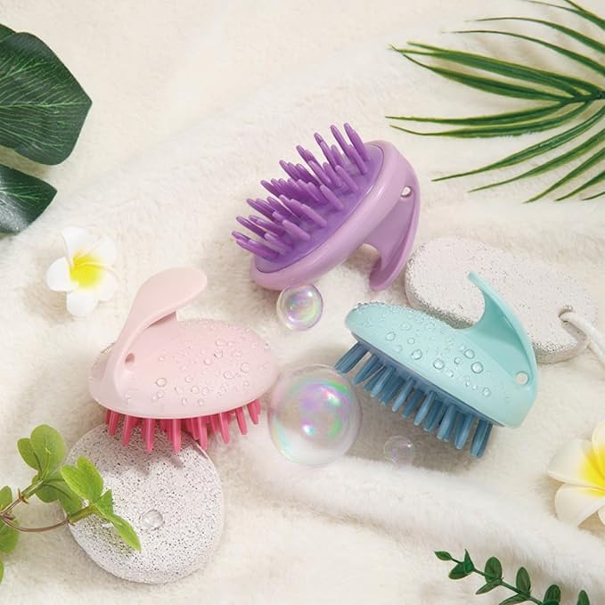 Hair Washing Brush, Scalp Cleaning Anti Itch Brush Green
