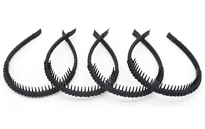 Black fashion headbands for women hair accessories short hair head bands non slip thin hair bands(4 color)