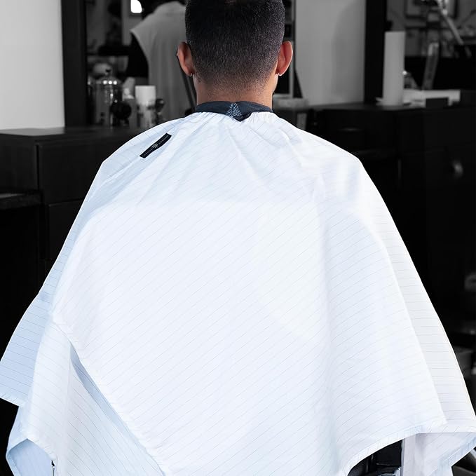 Barber Strong The Barber Cape Haircut Cover for Men, Hair Repelling and Static-Reducing Material, Water Resistant Fabric