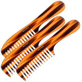 Giorgio G55 Wide Tooth Comb for Wet Hair Detangling, Thin to Medium Thickness Hair Detangler, Hair Combs for Women and Men, Handmade Large Tooth Rake Comb Saw-Cut and Hand Polished