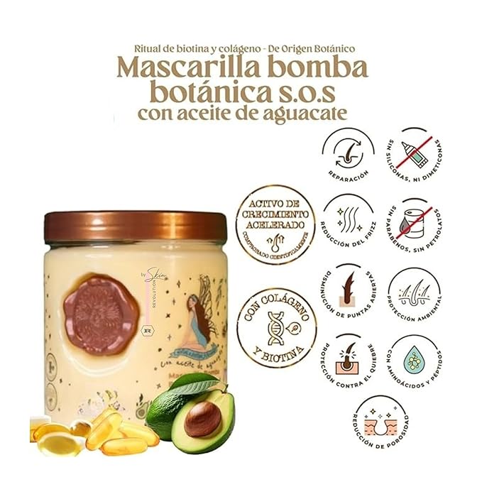 Ritual Botánico Keratina Orgánica | Treatment to Straighten, Repair and Relax Hair | All Natural, Organic & Vegan Ingredients | Product of Colombia | 2 Piece Kit