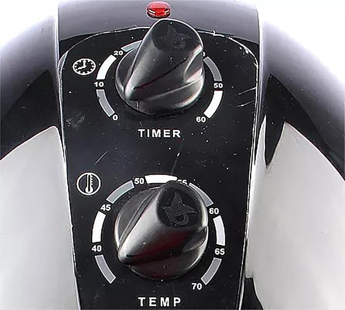 Red,A,Wall Mounted Hair Dryer,Fast Hair Drying Low Noise,Timer 0-60 Min,Steamer Hat Deep Conditioning Heat Steaming Salon Equipment Hooded Machine Used in Hair Processor