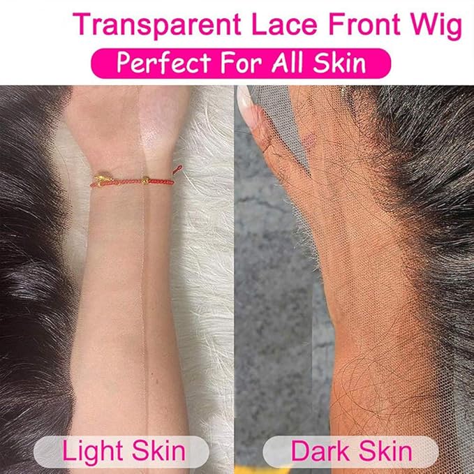 bangjazz Lace Front Wigs Human Hair Water Wave Wig 180% Density Brazilian Virgin Hair Pre Plucked with Baby Hair Wigs for Black Women Deep Water Wig 16 Inch Natural Color (16 Inch,Water Wave Wigs)