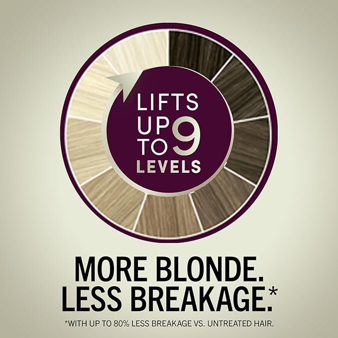 Schwarzkopf Keratin Blonde Hair Dye Platinum Blonde 001, Ultra Lightening Kit, 1 Application - Hair Bleach Enriched with Keratin, Lightens up to 9 Levels and Protects Hair from Breakage (Pack of 2)