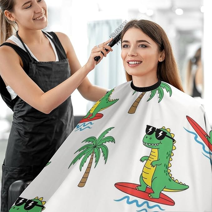 Hairdresser Cape with Neck Clasp for Coloring/Perming/Styling