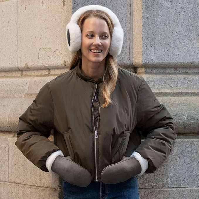 C.C Soft Winter Warm Adjustable Headband Ear Warmer Earmuffs