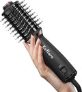 Mini Dual Voltage Hair Dryer Brush, 2-in-1 Hot Air Brush for Travel, One Step Blow Dryer & Styler for Drying, Smoothing and Volumizing Hair