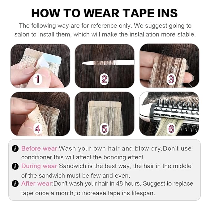 SUYYA Tape in Hair Extensions Human Hair 100% Remy Human Hair Jet Black 50g/pack 20pcs Straight Seamless Skin Weft Tape Hair Extensions(22 inches #1 Jet Black)