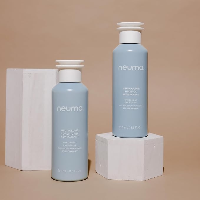 Neuma Neu Volume Shampoo 32 Fl. Oz. Fennel, Ylang Ylang, Patchouli, and Vanilla Scent, Sulfate Free Shampoo