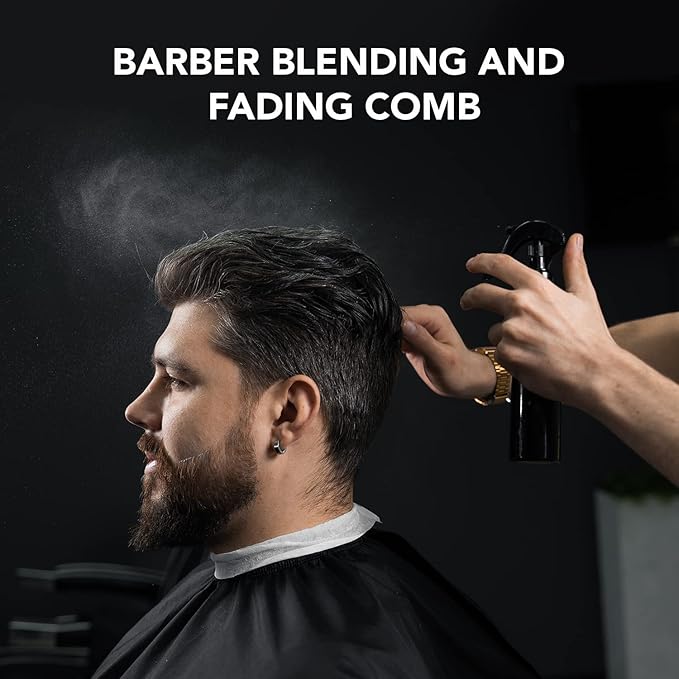 Gentlemen Republic Styling Comb Men 1 Pc (I0110208) – Made with Carbon Ceramic Material, Lightweight Anti-Slide, Heat Resistant Up to 230°C / 450°F for Professionals & Stylist