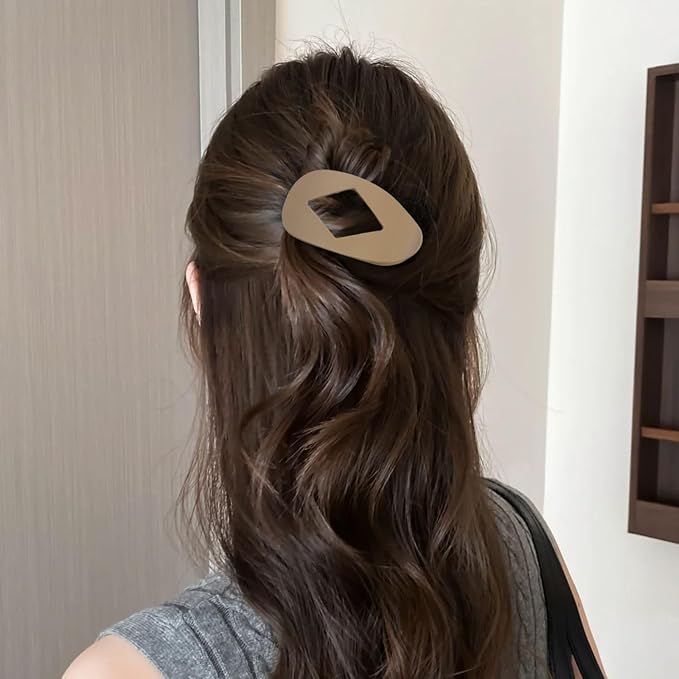 4PCS Duckbill Hair Clips,Simple Elegant Duckbill Hair Clip for Women, Strong No-Slip Grip Flat Hair Clips for Thick Hair,Duckbills Flat Hairs Clips For Women & Girls