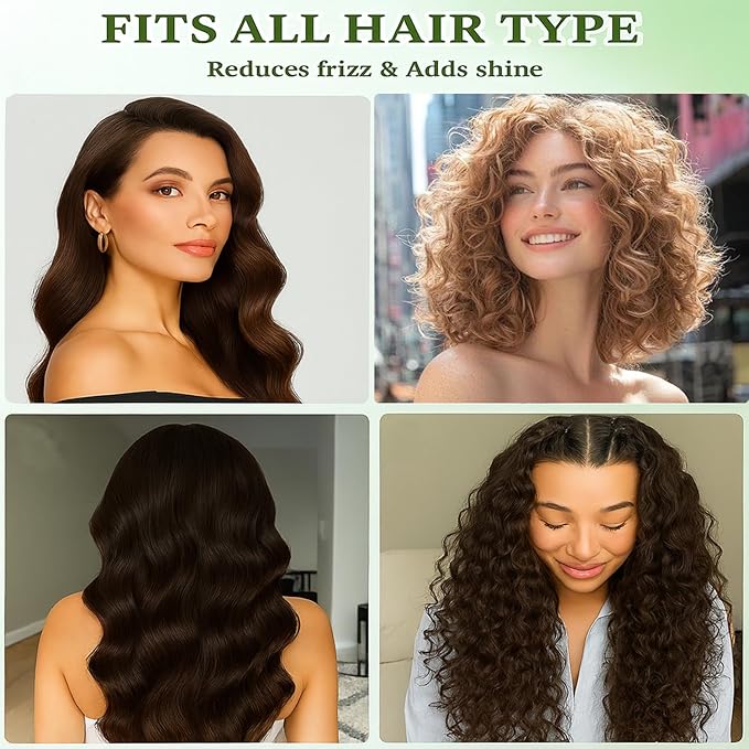 Curl Defining Brush, Curly Hair Brush for Detangling Shaping and Styling Curly Hair, Vented Candy Brush for Wet or Dry Hair Types for Women and Girl, Defining with Side Gear, Reduces Frizz (Green)