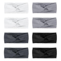 DRESHOW Headbands for Women Girls Vintage Headband Knotted Headwraps Criss Cross Hair Bands Accessories