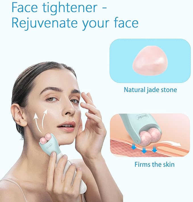10 in 1 Derma Roller Kit for Face and Body-Face Roller&Face Brush，0.25mm Microneedling Pen MicroneedleRoller, Facial Beauty Roller Skin Care Tools with 10 Replaceable Heads and Storage Case