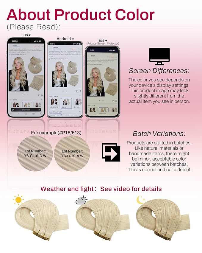 Moresoo Seamless Clip in Hair Extensions Human Hair Blonde Seamless Real Human Hair Extensions Clip ins Platinum Blonde Pu Weft Long And Straight 120g/7pcs 18 inch