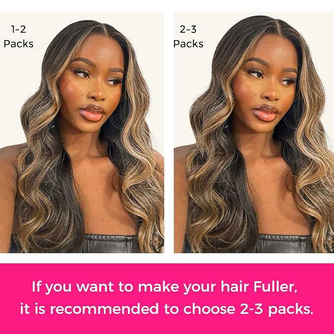 Lashey Seamless Clip in Hair Extensions 22 Inch Balayage Ash Brown to Honey Blonde with Dark Roots Long Straight Hair Extensions 110g 7pcs PU Clip in Real Human Hair for Black Women