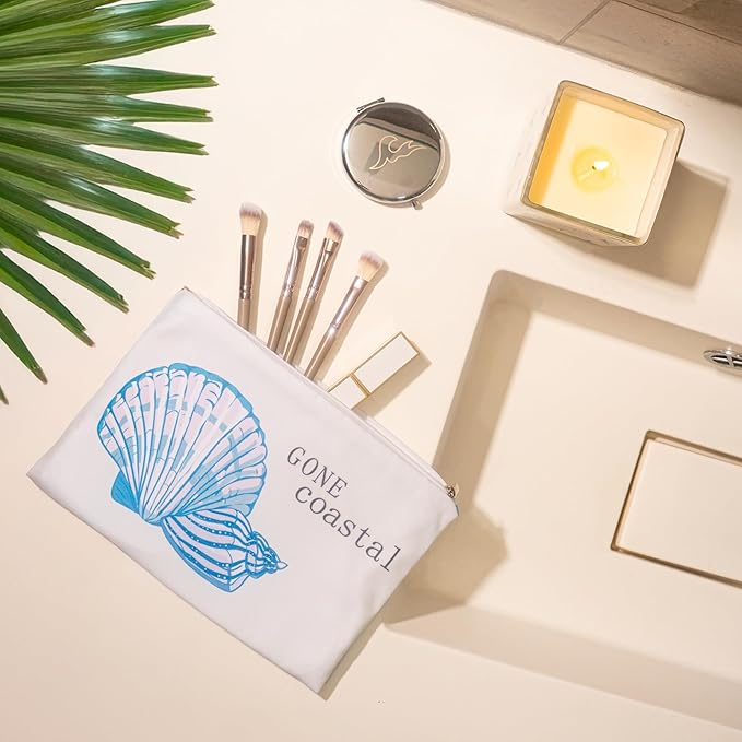 Self Care Gifts for Women. 15pc Gift Box Filled with Ocean Themed Beach Lover Gifts for Her. Thinking of You, Surgery Wellness Kit, Get Well Soon Basket, Birthday Package for Woman