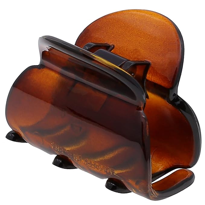 Camila Paris CP3292 French Hair Clip for Women, Small Tortoise Shell 3 Prong Girls Hair Claw Clips Fashion Durable Hair Accessories for Women, Ladies Strong Hold No Slip Grip Clamp, Made in France