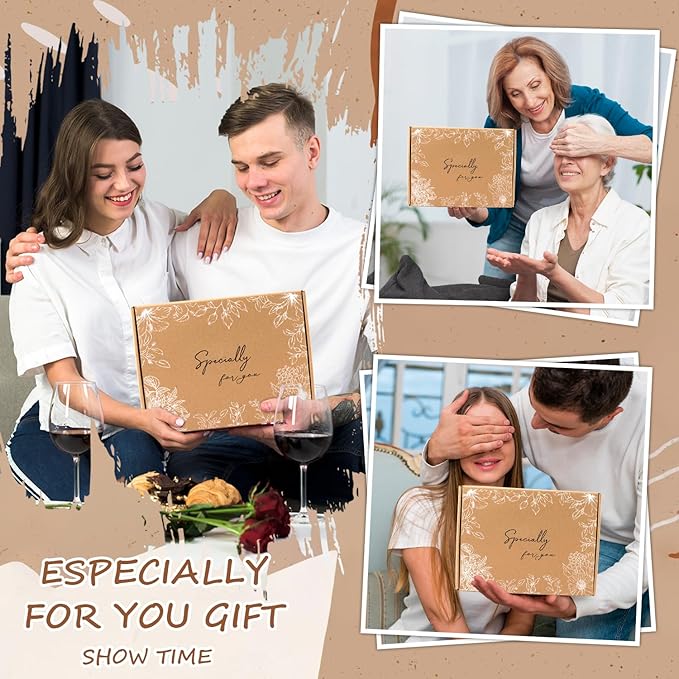 Self Care Gifts for Women, Get Well Soon Gift Baskets for Woman, Feel Better Soon After Surgery Recovery, Spa Gift Baskets, Self Care Kit for Women Gifts Set for New Mom Wife (Khaki)