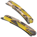 Camila Paris CP3378 French Hair Barrettes Clips for Women, Handmade, Girls Side Slide-in Barrette Clip, Hair Accessories for Women. Strong Hold No Slip Grip Fashion Durable Styling, Made in France