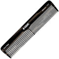 Kent 16T G Black Graphite Fine and Wide Tooth for Daily Grooming, Handmade Styling Comb for All Hair Types, Wet or Dry Hair Detangling Comb for Men and Women, Saw Cut Hand Polished, Made in England