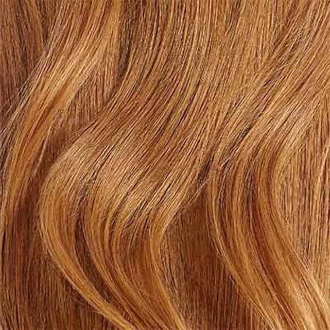 Luxy 100% Remy Human Hair – Halo Clip-In Hair Extensions –Natural Looking Volume & Length - One-Piece - Easy 5-Min Application 180 grams 20" Natural Red Halo