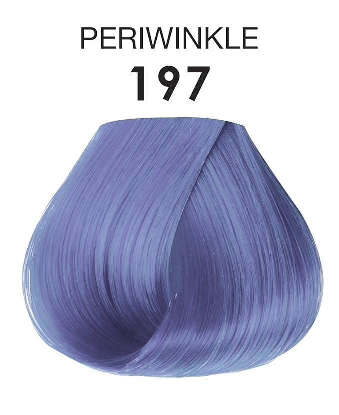 Adore Semi Permanent Hair Color (197 Peri Winkle) | Vegan & Cruelty-Free Purple Hair Dye | No Ammonia, No Peroxide, No Alcohol | 4 Fl Oz Each (Pack of 2)