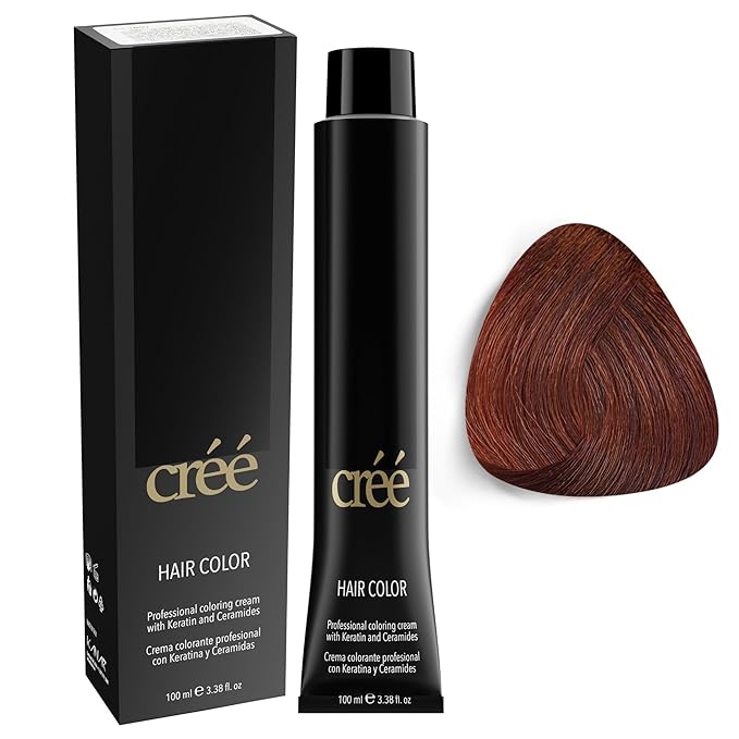 Cree Professional 6.66 - Intense Dark Red Blond Permanent Hair Color - Long Lasting, Rich Vibrant - Gray Coverage 100ml - 3.4 fl.oz.