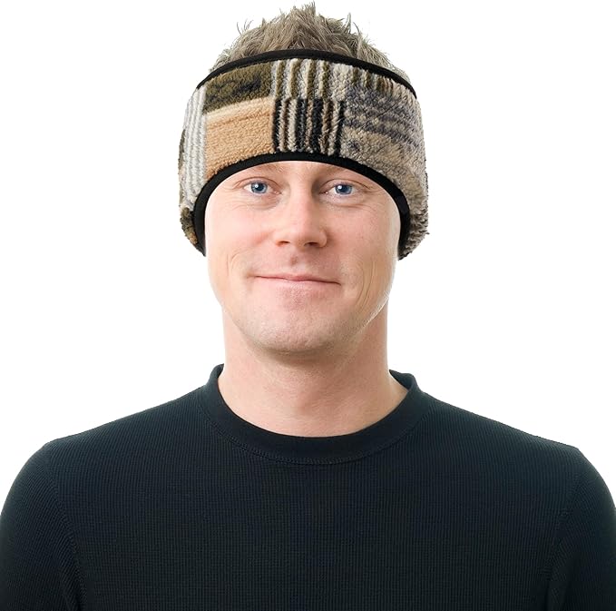 Ear Warmer Headband for Winter Cold Weather Running Ski Outdoor 2 Pack