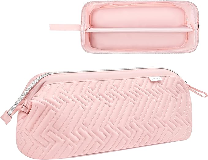 Leudes Hair Tools Travel Bag for Shark Flexstyle Carrying Case Portable Shark Hair Air Wrap Dryer Case Waterproof Dustproof Flat Curling Iron Travel Organizer (Pink)