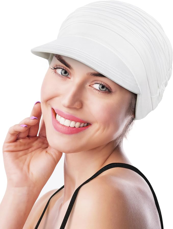 Soft Bamboo Baseball Cap for Chemo Women