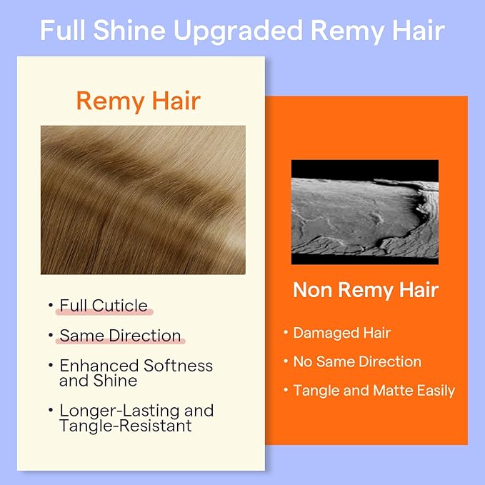 Full Shine Golden Blonde Hair Extensions 18 Inch Golden Brown To Dark Blonde Real Human Hair Extensions Clip ins for Thinning Hair 7 Pcs 120 G