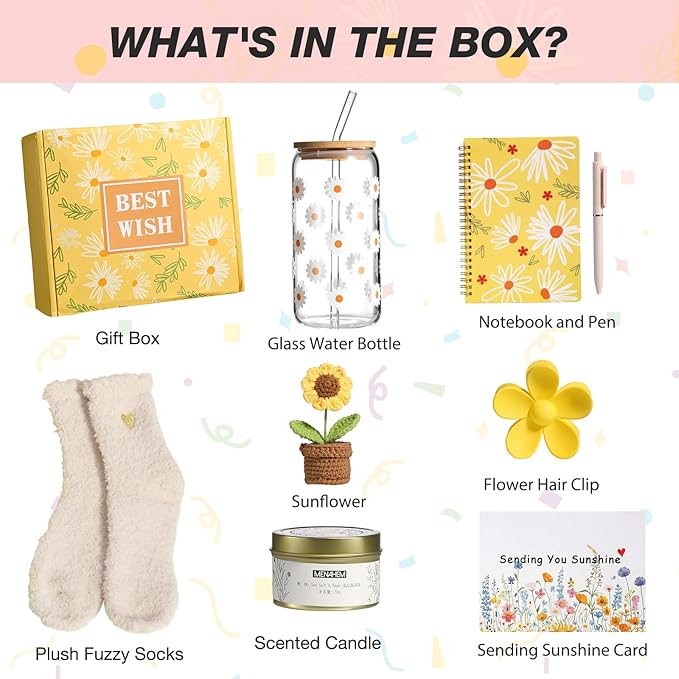 Eirunyx Birthday Gifts for Teen Girls Women, Teen Girl Gifts,Happy Birthday Gift Box For Girl, Women,Friend, Daughter, Niece, Granddaughter,Sister