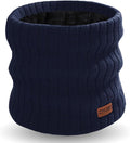 Neck Warmer Gaiter, Winter Fleece Lined Face Mask Scarf for Men Women, Thick Warm Cold Weather Running Ski Neck Cover