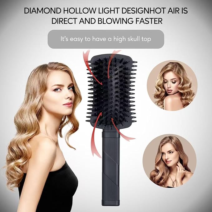 Curly Hair Brush Black, Volume Curl Defining Brush for Effortlessly Detangling Shaping and Styling Men's Women's Curls, Waves & Coils, Curly Hair Products, Reduce Frizz
