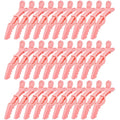 30 Pack Alligator Hair Clips for Styling, Sectioning Crocodile hair Clips Professional Barber Accessories for Salon of Thick Curly Volume Hair (Pink)