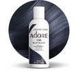 Adore Semi Permanent Hair Color (130 Blue Black) | Vegan & Cruelty-Free Blue Hair Dye | No Ammonia, No Peroxide, No Alcohol | 4 Fl Oz (Pack of 1)