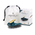 Manta Curls Anti-Breakage Hairbrush – Detangling Brush for Curly & Afro Hair, Gentle Wet & Dry Hairbrush for Women, Soft Teal