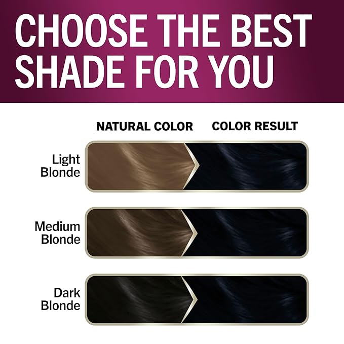 Schwarzkopf Keratin Permanent Hair Dye Cream, 1.1 Midnight Black, Professional Quality Color for Up to 100% Gray Coverage, Bond Enforcing System