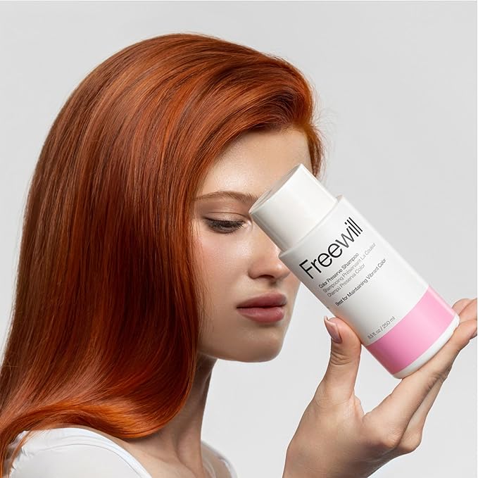 Freewill Color Preserve Shampoo, Gentle, Moisturizing and Nourishing Shampoo for Color-Treated Hair, Fights Color Fade to Help Maintain Vibrancy, 8.5 oz