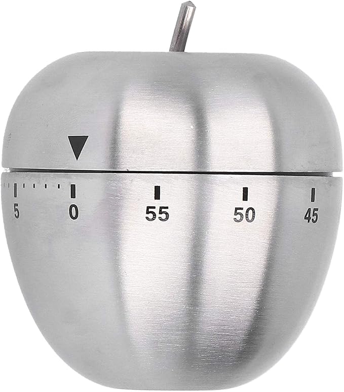 fruit Shaped Timer Stainless Steel Mechanical Cooking Countdown Alarm Timer Kitchen Reminder for Hair Color Processing , Kitchen Timer , Cooking , Baking , Kitchen Timer , fruit Shaped Timer Stainless