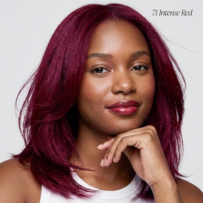Adore Semi Permanent Hair Color (071 Intense Red) | Vegan & Cruelty-Free Red Hair Dye | No Ammonia, No Peroxide, No Alcohol | 4 Fl Oz Each (Pack of 2)